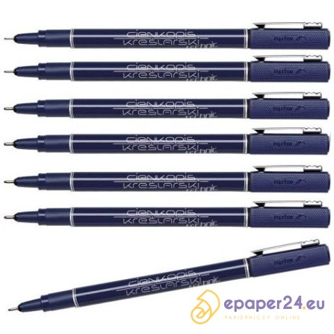 Cienkopis kreślarski Rystor Technic 0.5mm czarny Cienkopis kreślarski Rystor Technic 0.5mm czarny