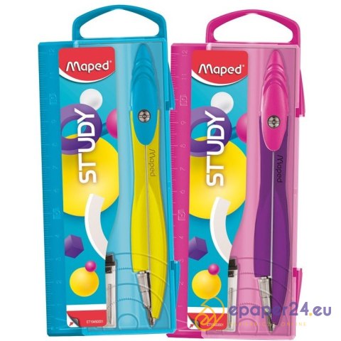 Cyrkiel Maped Study Pop (+ wkłady grafitowe) Cyrkiel Maped Study Pop (+ wkłady grafitowe)