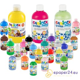Farba tempera Carioca 500ml czerwona