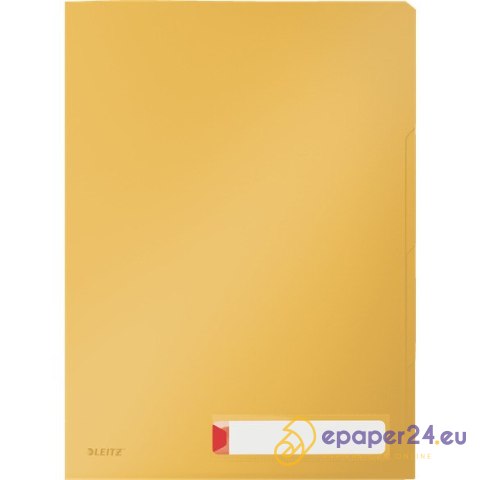 Folder PP Leitz Cosy A4/200µm 3 przegródki żółty Folder PP Leitz Cosy A4/200µm 3 przegródki żółty