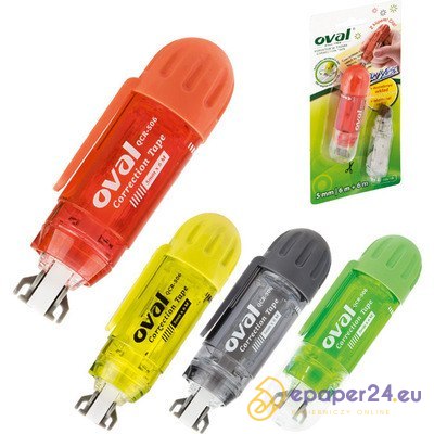 Korektor w taśmie Oval QCR-506 5mm/6m +wkład Korektor w taśmie Oval QCR-506 5mm/6m +wkład