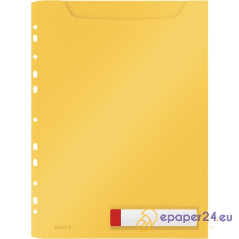 Koszulki PP Leitz Cosy A4/200µm 150k żółte (3) Koszulki PP Leitz Cosy A4/200µm 150k żółte (3)