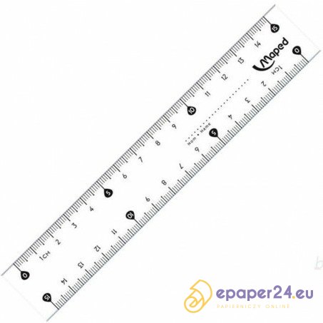 Linijka plastikowa Maped Classic 15cm Linijka plastikowa Maped Classic 15cm