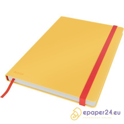 Notatnik Leitz Cosy B5/80k kratka żółty Notatnik Leitz Cosy B5/80k kratka żółty
