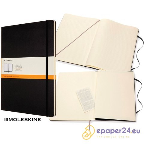 Notatnik Moleskine Classic A4 (21x29.7cm) linia czarny Notatnik Moleskine Classic A4 (21x29.7cm) linia czarny