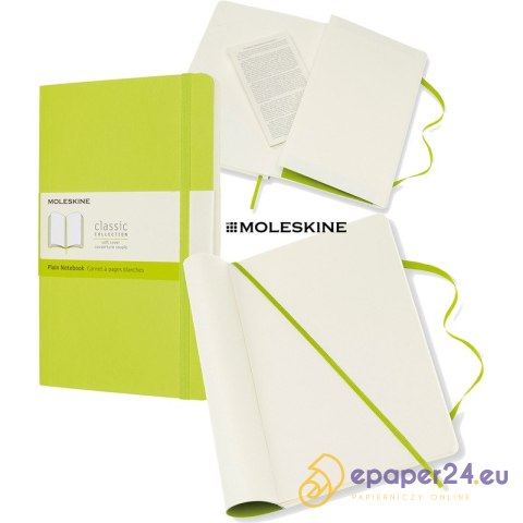 Notatnik Moleskine Classic L (13x21cm) gładki zielony Notatnik Moleskine Classic L (13x21cm) gładki zielony