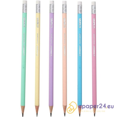 Ołówek Stabilo Swano Pastel HB brzoskwiniowy Ołówek Stabilo Swano Pastel HB brzoskwiniowy