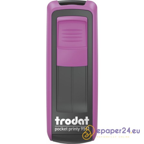 Pieczątka Trodat Pocket Printy 9511 różowa Pieczątka Trodat Pocket Printy 9511 różowa