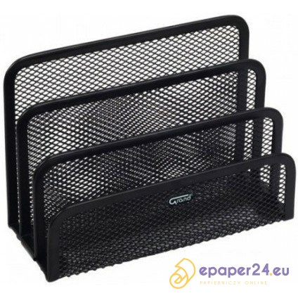 Stojak na koperty Grand GR-034 metalowy czarny Stojak na koperty Grand GR-034 metalowy czarny