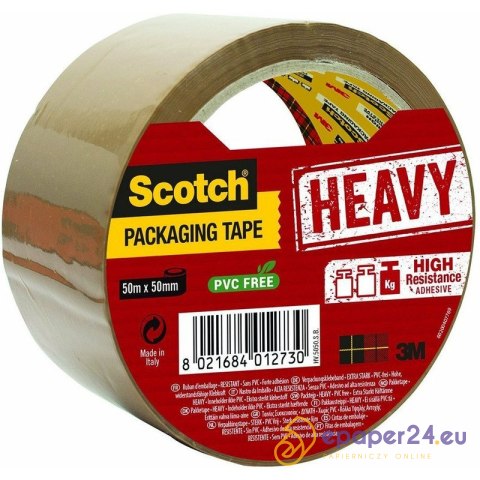 Taśma pakowa Scotch Heavy 50mm/50m brązowa Taśma pakowa Scotch Heavy 50mm/50m brązowa