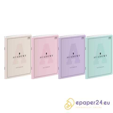 Zeszyt Interdruk Academy Pastel A5/60k kratka Zeszyt Interdruk Academy Pastel A5/60k kratka