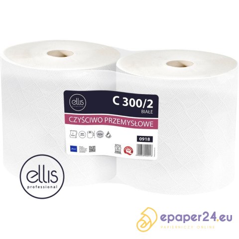 Czyściwo w rolce Ellis 290m 2w celuloza białe (2) Czyściwo w rolce Ellis 290m 2w celuloza białe (2)