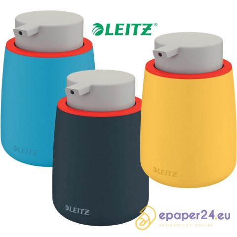 Dozownik do płynu Leitz Cosy 300ml szary Dozownik do płynu Leitz Cosy 300ml szary