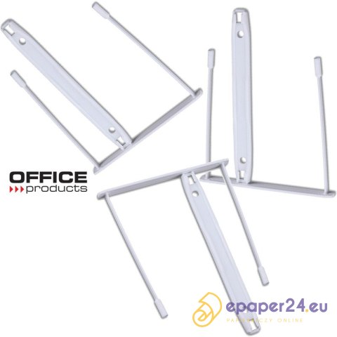 Klipsy archiwizacyjne Office Products 85mm białe (50) Klipsy archiwizacyjne Office Products 85mm białe (50)