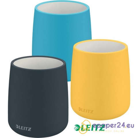 KUBEK NA DŁUGOPISY LEITZ COSY ŻÓŁTY KUBEK NA DŁUGOPISY LEITZ COSY ŻÓŁTY