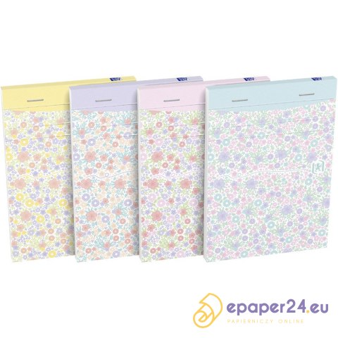 Notatnik Oxford Floral A6/80k linia mix kolorów Notatnik Oxford Floral A6/80k linia mix kolorów