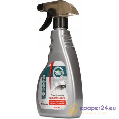 Odkamieniacz Nexxt 500ml (do kabin prysznicowych i armatury łazienkowej) Odkamieniacz Nexxt 500ml (do kabin prysznicowych i armatury łazienkowej)