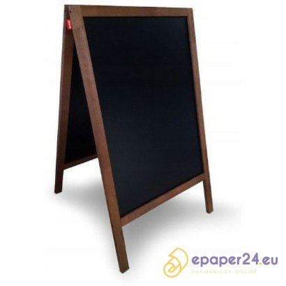 Potykacz kredowy MemoBe 50x70cm rama drewniana Potykacz kredowy MemoBe 50x70cm rama drewniana