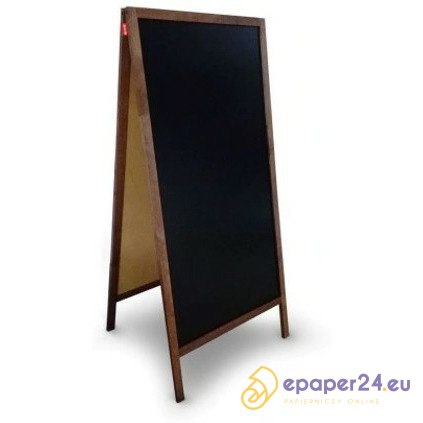 Potykacz kredowy MemoBe 60x120cm rama drewniana Potykacz kredowy MemoBe 60x120cm rama drewniana