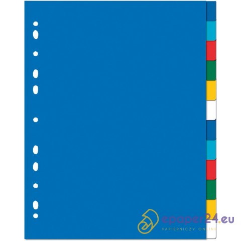 Przekładki PP Oxford A4+ 12 kart Przekładki PP Oxford A4+ 12 kart