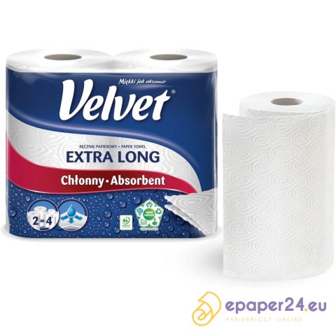Ręcznik w rolce Velvet Czysta biel 2w celuloza białe (2) Ręcznik w rolce Velvet Czysta biel 2w celuloza białe (2)