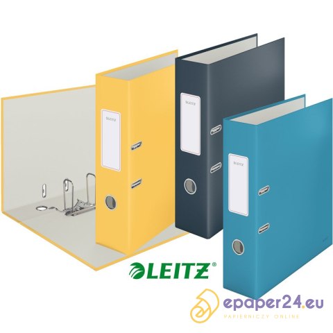 Segregator Leitz 180° Cosy Soft Touch A4/80mm niebieski Segregator Leitz 180° Cosy Soft Touch A4/80mm niebieski