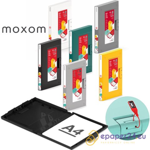 Segregator Moxom NewBinder A4/25mm zielony Segregator Moxom NewBinder A4/25mm zielony