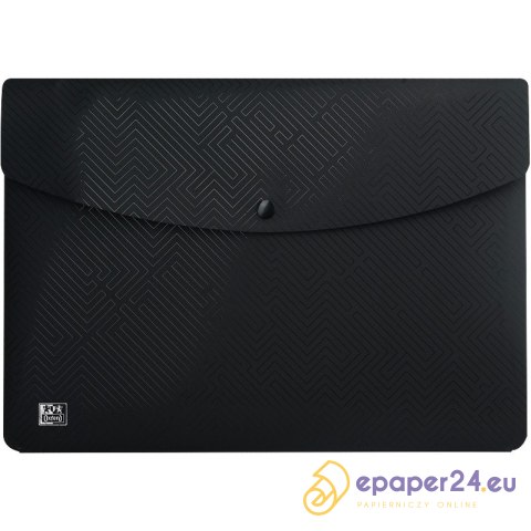 Teczka kopertowa Oxford Urban A4 czarna Teczka kopertowa Oxford Urban A4 czarna