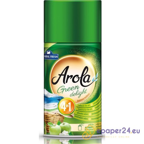 Wkład do odświeżacza powietrza Arola 250ml zielona rozkosz Wkład do odświeżacza powietrza Arola 250ml zielona rozkosz