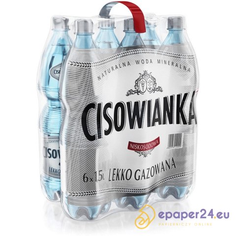 Woda Cisowianka 1.5L lekko gazowana (6) Woda Cisowianka 1.5L lekko gazowana (6)