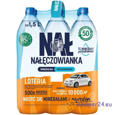 Woda Nałęczowianka 1.5L niegazowana (6) Woda Nałęczowianka 1.5L niegazowana (6)