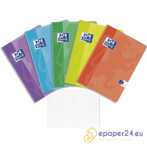 Zeszyt Oxford Sweet 95x148mm/48k kratka mix kolorów Zeszyt Oxford Sweet 95x148mm/48k kratka mix kolorów