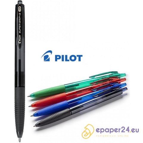 Długopis olejowy Pilot Super Grip G (XB) czarny Długopis olejowy Pilot Super Grip G (XB) czarny