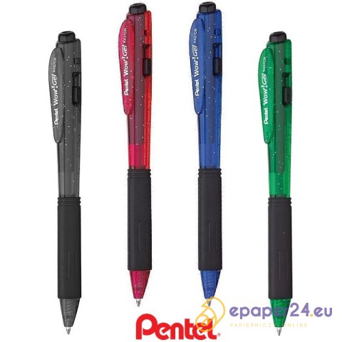 Długopis żelowy Pentel Wow! Gel K437CR zielony Długopis żelowy Pentel Wow! Gel K437CR zielony