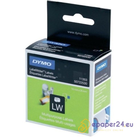 ETYKIETY DYMO LABELWRITER™ 25x13mm BIAŁE ETYKIETY DYMO LABELWRITER™ 25x13mm BIAŁE
