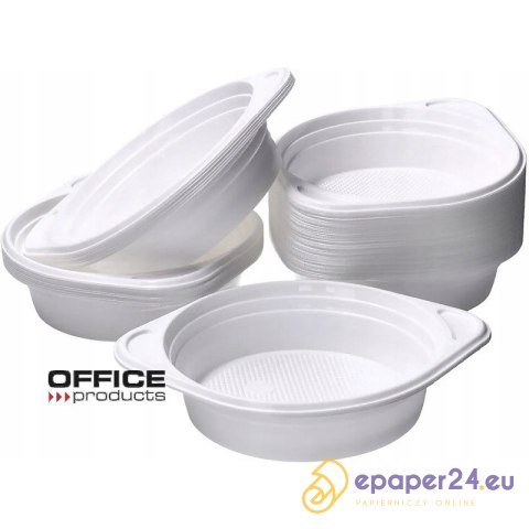 Flaczarka plastikowa Office Products 500ml śr.16cm biała (100) Flaczarka plastikowa Office Products 500ml śr.16cm biała (100)