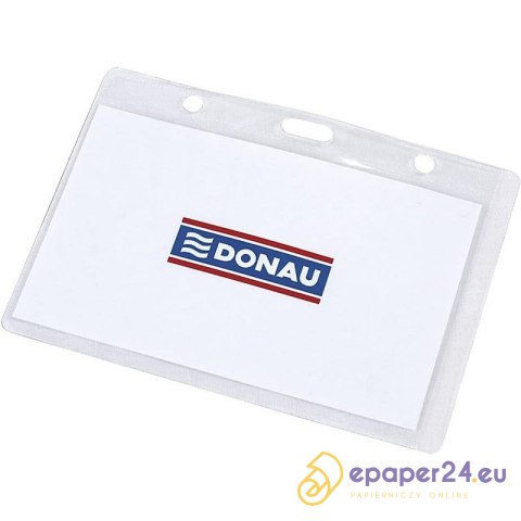 Identyfikator Donau 105x65mm PCV transparentny Identyfikator Donau 105x65mm PCV transparentny