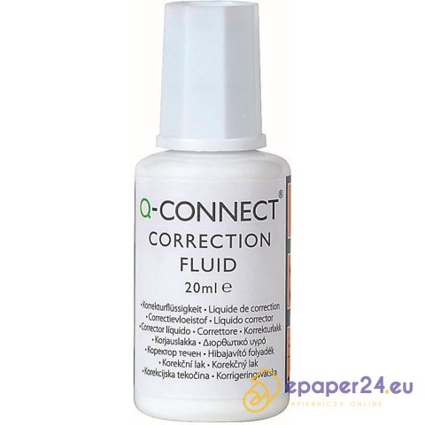 Korektor w płynie Q-Connect 20ml Korektor w płynie Q-Connect 20ml