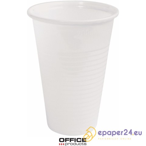Kubek plastikowy Office Products 200ml termiczny biały (100) Kubek plastikowy Office Products 200ml termiczny biały (100)
