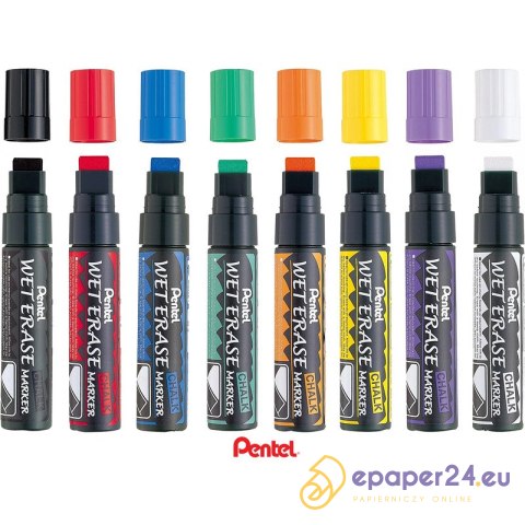 Marker kredowy Pentel Jumbo SMW56 zielony Marker kredowy Pentel Jumbo SMW56 zielony