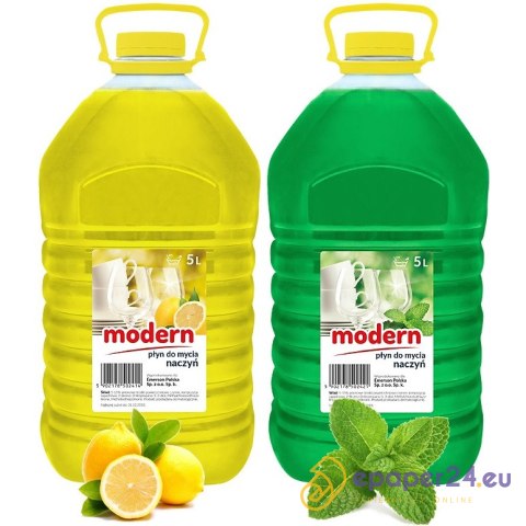 Płyn do naczyń Modern 5L mięta Płyn do naczyń Modern 5L mięta