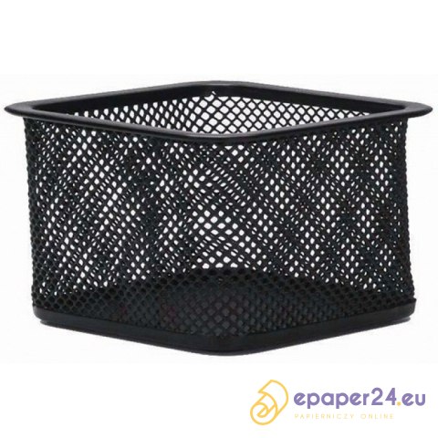 Pojemnik na spinacze Q-Connect metalowy czarny Pojemnik na spinacze Q-Connect metalowy czarny