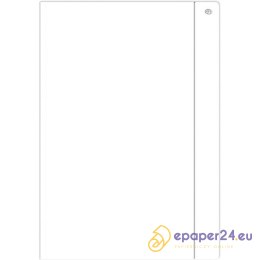 TECZKA KARTONOWA Z GUMKĄ A4+ BIAŁA
