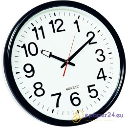 Zegar ścienny Q-Connect Wels 34cm czarny