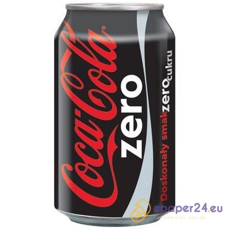 COCA COLA 0,33L ZERO PUSZKA COCA COLA 0,33L ZERO PUSZKA