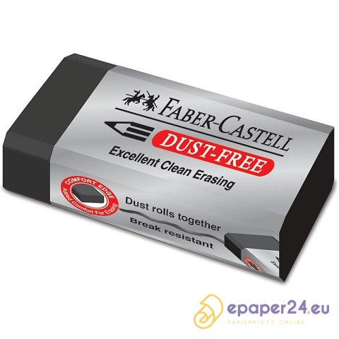 Gumka Faber-Castell Dust-Free czarna Gumka Faber-Castell Dust-Free czarna