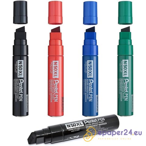 Marker permanentny Pentel Pen N50XL zielony Marker permanentny Pentel Pen N50XL zielony