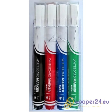 Markery do tablic Rystor RMS-1 4 kolory Markery do tablic Rystor RMS-1 4 kolory