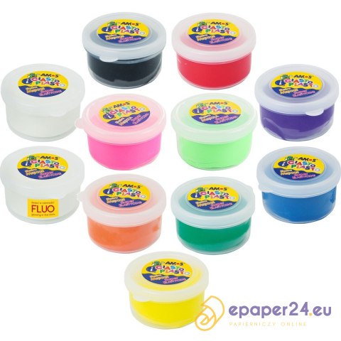 Masa plastyczna Amos Ciasto-Plasto 30g biała Masa plastyczna Amos Ciasto-Plasto 30g biała