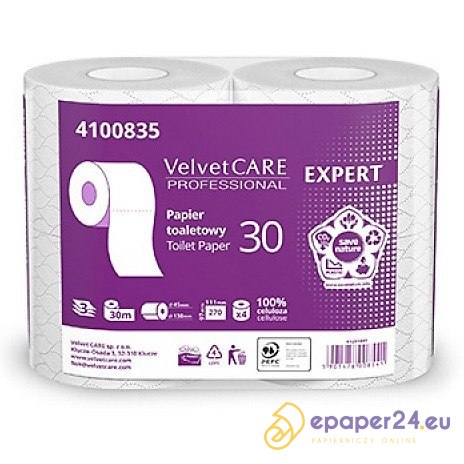 Papier toaletowy Velvet Care Expert 3w celuloza białe (4) Papier toaletowy Velvet Care Expert 3w celuloza białe (4)